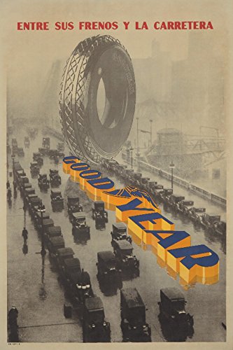 Goodyear Vintage Poster (artist: Anonymous) Spain