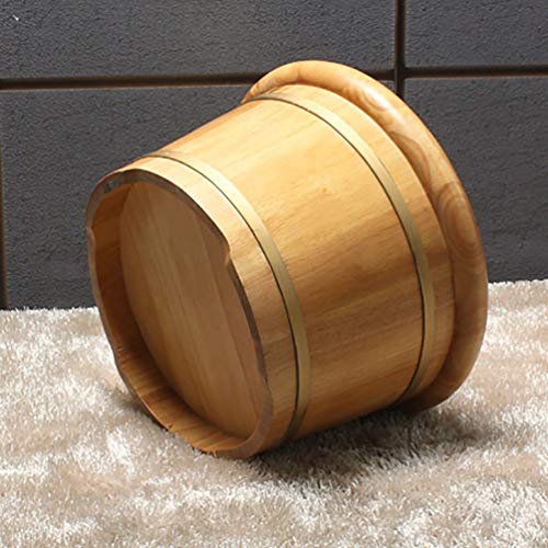 Cubeta de madera para baño de pies y pedicura miniatura 5