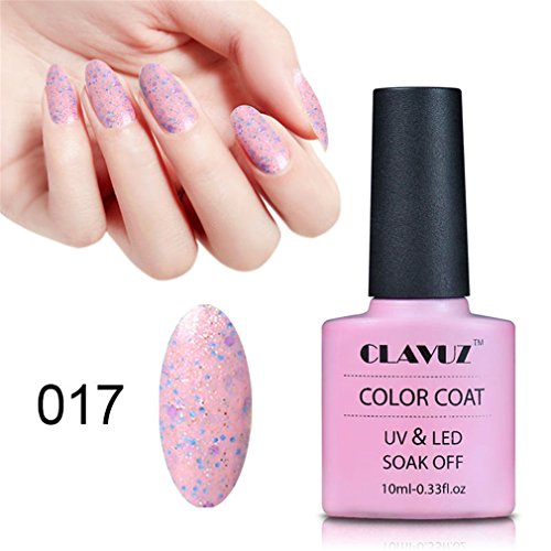 Esmalte Semipermanente de Uñas en Gel UV LED Esmalte de Uñas 1pcs Uñas de Gel Queso Manicura Soak off 10ml de Clavuz -017