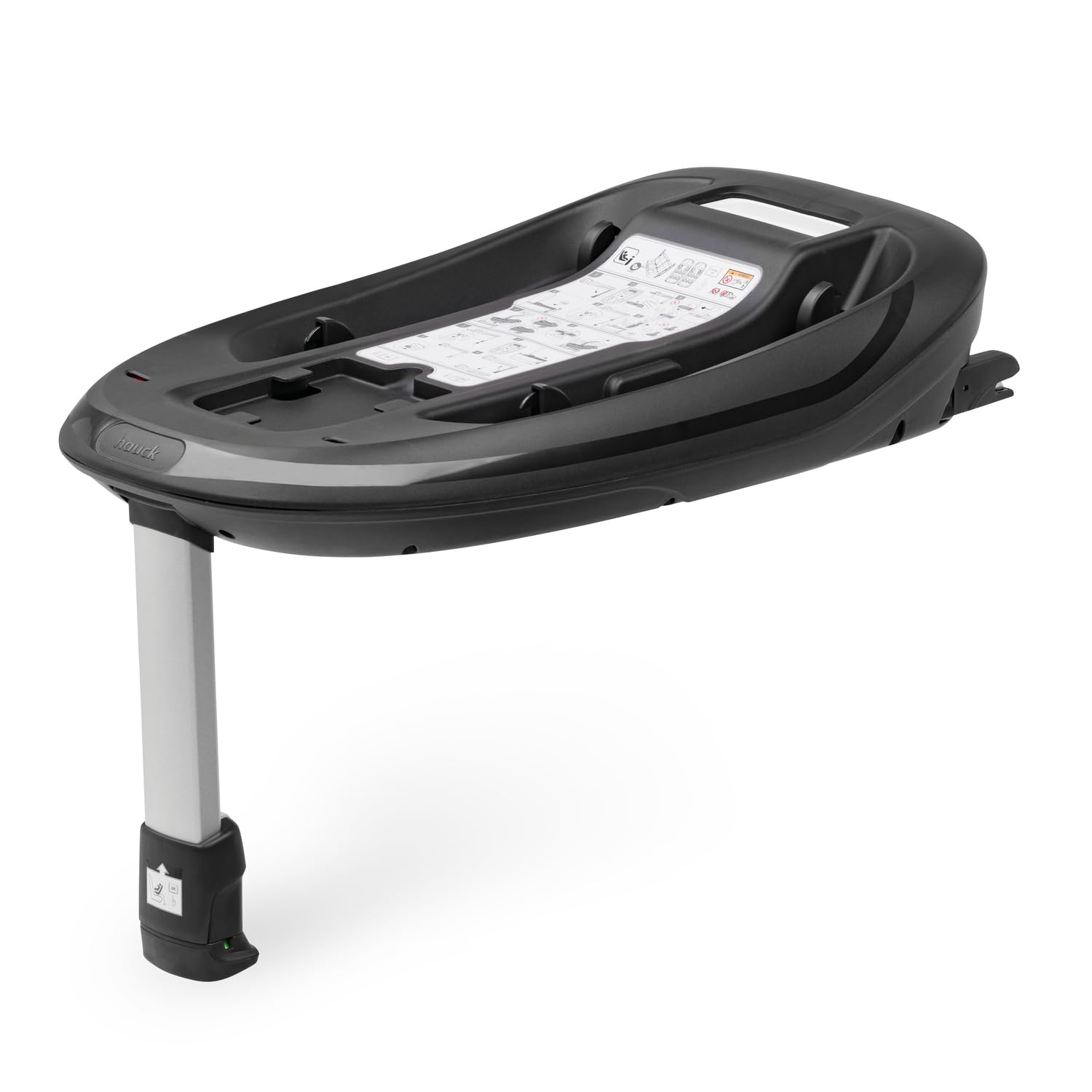 hauck Base ISOFIX, Nero - Compatibile Solo con Ovetto Neonato Drive N Care, Seggiolino Auto Omologato i-Size UN ECE R129, Fissaggio Sicuro e Semplice in Macchina