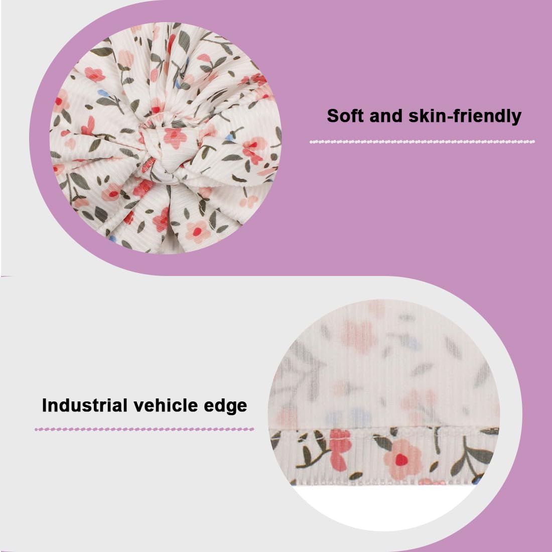 2 Pezzi fascia capelli neonata Fascia Capelli Bambina, Nylon Fasce Capelli Neonata Fiore Fascia Elastica per Capelli Accessori per Capelli per Nascita Bambina Femmina,fascia neonata capelli