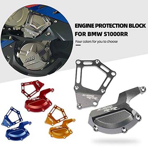 Tampa do protetor do estator do motor da liga de alumínio CNC da motocicleta Proteção contra queda d