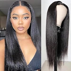 Pelucas Mujer Pelo Natural Lace Front Wig Human Hair 4×4 Straight Human Hair Wig 180% Density 100% Pelucas Mujer Pelo Natural Humano 14 Pulgadas(35cm)