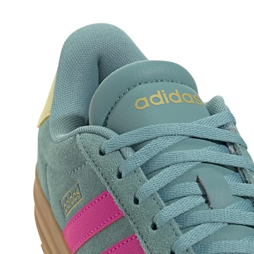 Image of adidas Womens Vl Court Bold Sneakers Shoes Casual - Pink