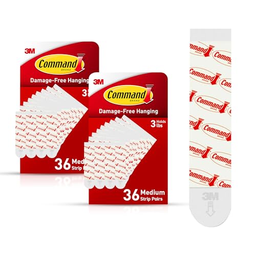 Command Medium Refill Adhesive Tape Strips (72 Strips)