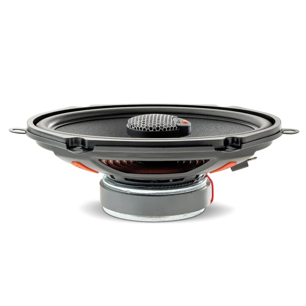 KIT Set Pour Focal Auditor ACX-570 ACX570 2 Enceintes Coaxiales 2 Voies Ovales 5 X 7 13 X 18 Cm 130 X 180 Mm 60 Watts Rms 120 Watts Max 4 Ohm, Par Paire + 5 Stickers Offerts