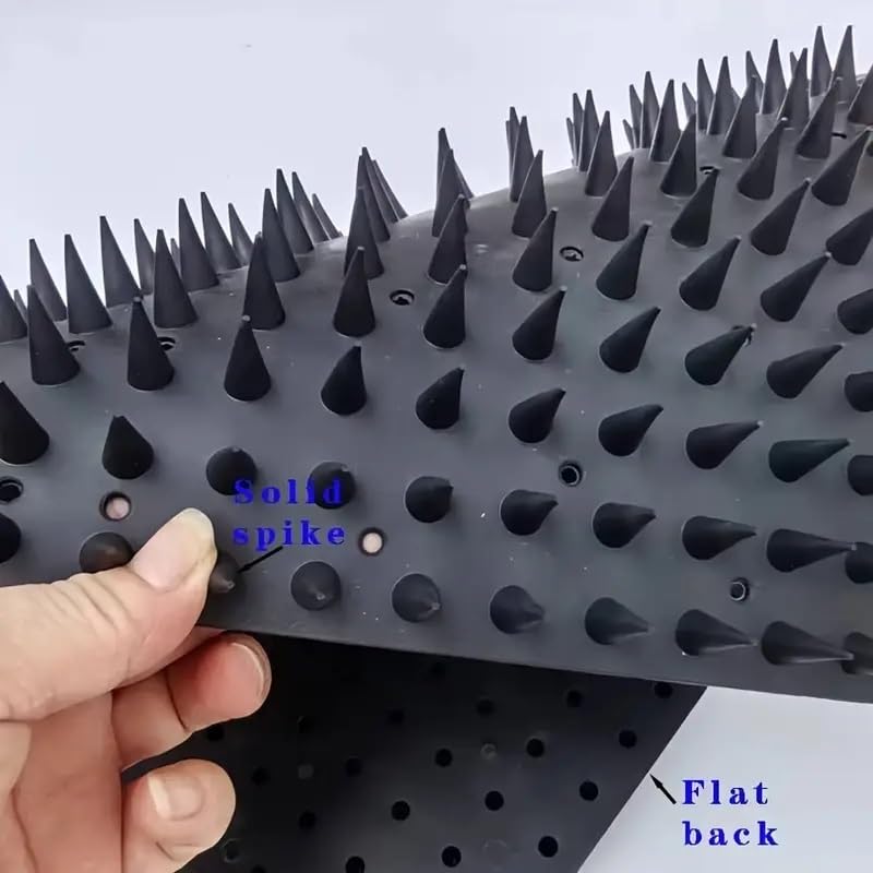 42 * 33cm Comfort Grip Itch Relief Brush Comfort Grip Horse & Livestock Brush - Soft Rubber Bristles for Itch Relief, Ideal for Horses, Cows, and Sheep, 42 * 33cm, Plastic