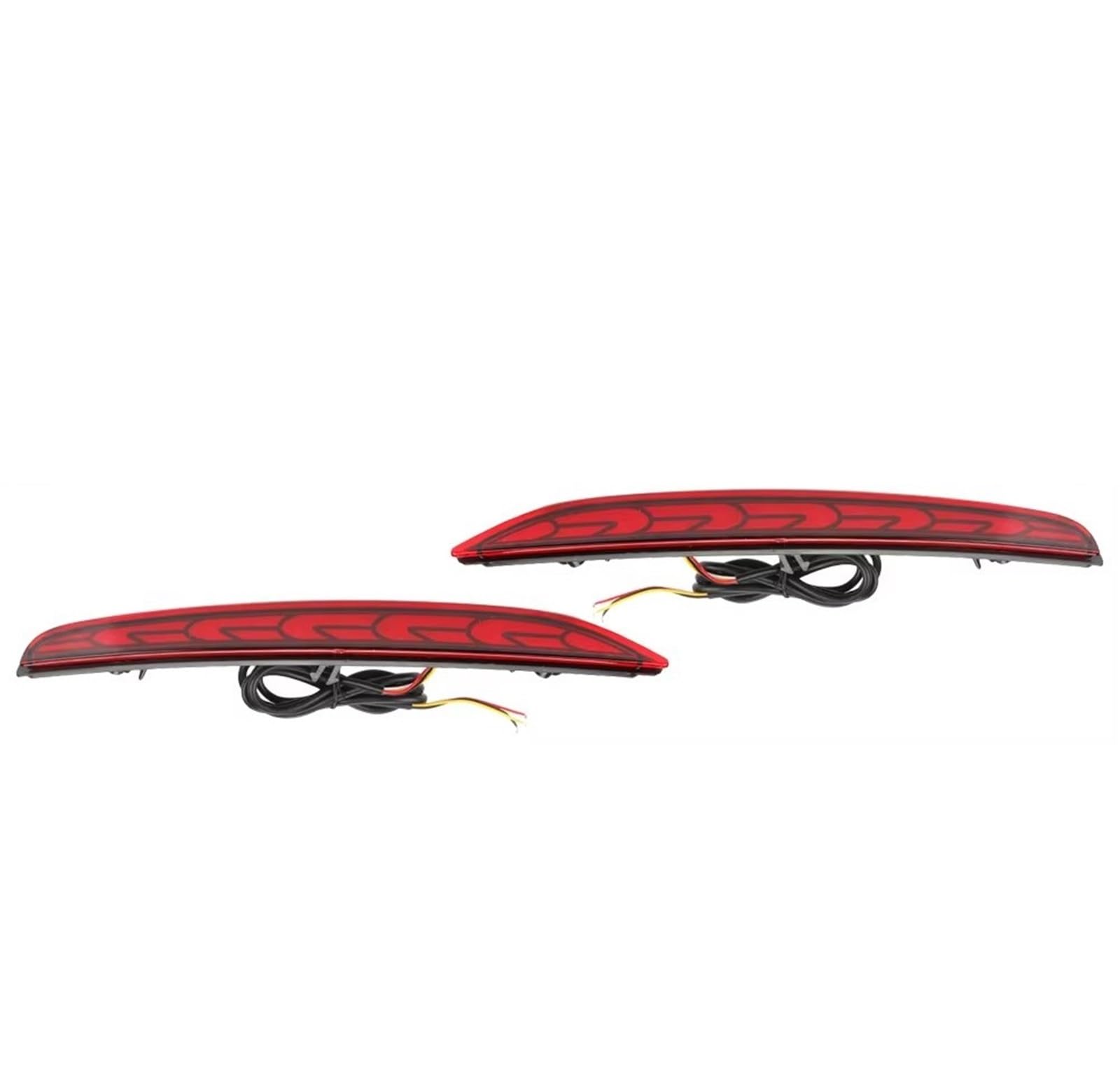 Luz Freno Trasera LED Luces Reflectoras Parachoques Trasero 2 Piezas para Hyundai para Xcent I10 2018 LED Freno Conducción Traseras Individuales 12V Rojo Tercera Luz Freno Alto Nivel
