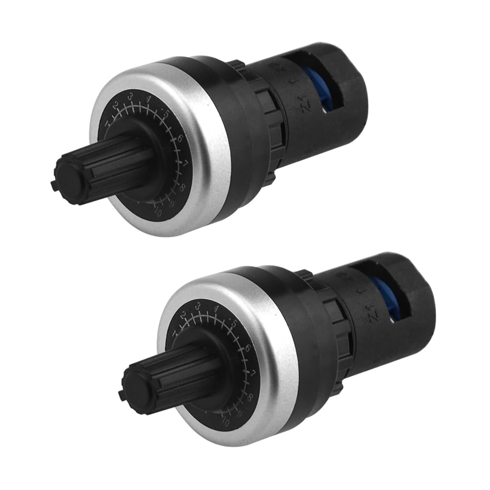 WMYCONGCONG 2 PCS LA42DWQ-22 22mm 2K Ohm Variable Speed Drive Potentiometer Rotary Potentiometer Inverter Converter (2K)