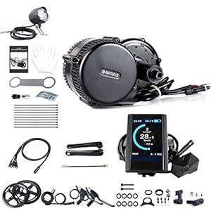 BAFANG Ebike Conversie Kit, Mid Drive Motor Set BBS02B 48 V 750 W Torque Sensor Elektrische Motor voor Road Mountain…