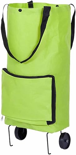 Carrito de compras plegable Bolsa de compras portátil Escalera Carrito de comestibles con ruedas Bolsa extraíble Impermeable Gran Capacidad Carrito