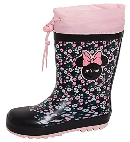 Disney Minnie Mouse Gummistiefel für Mädchen, mit Fleece gefüttert, zum...