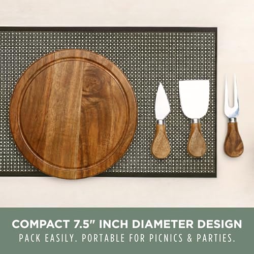 Set Tabla de Queso y Cuchillos Picnic Time 7.5" miniatura 4