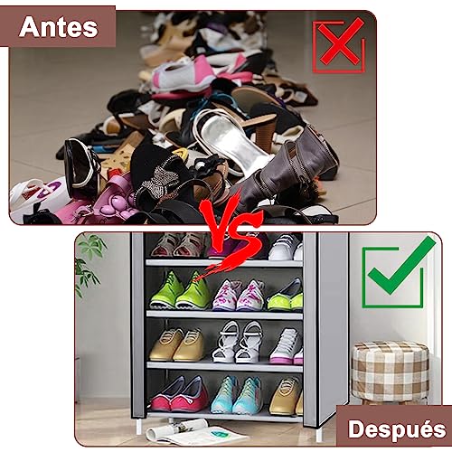 Mejores precios y opiniones de Zapateras con cubierta de tela - los mas comprados. 5 Imagen adicional