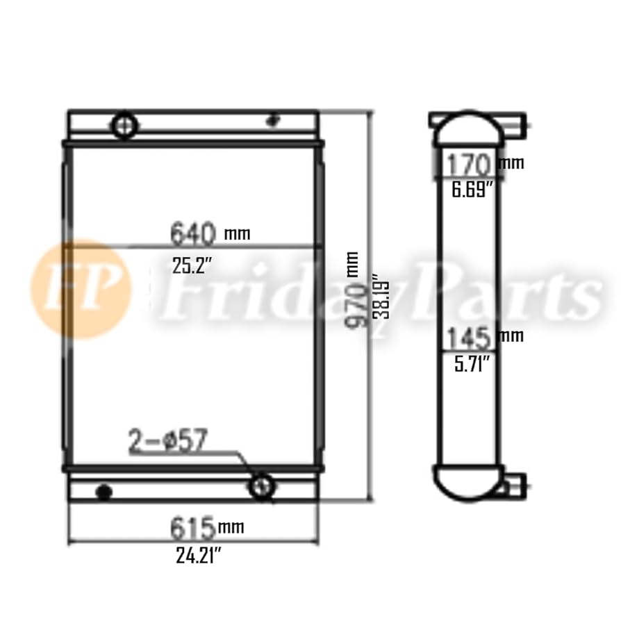 Amazon.com: FridayParts Water Tank Radiator Core ASS'Y