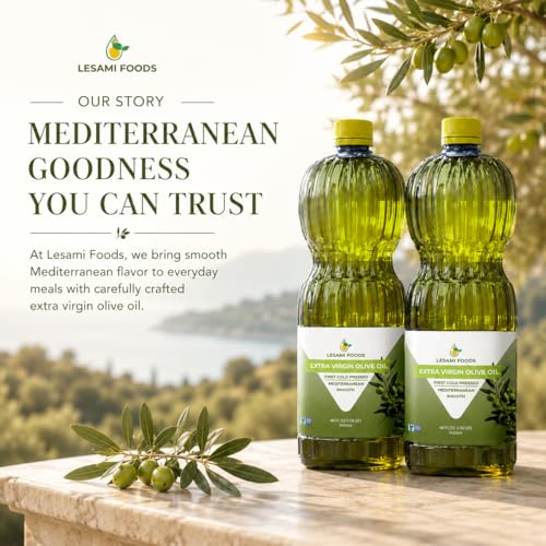 Lesami Foods Aceite de Oliva Extra Virgen 2 x 48oz miniatura 7