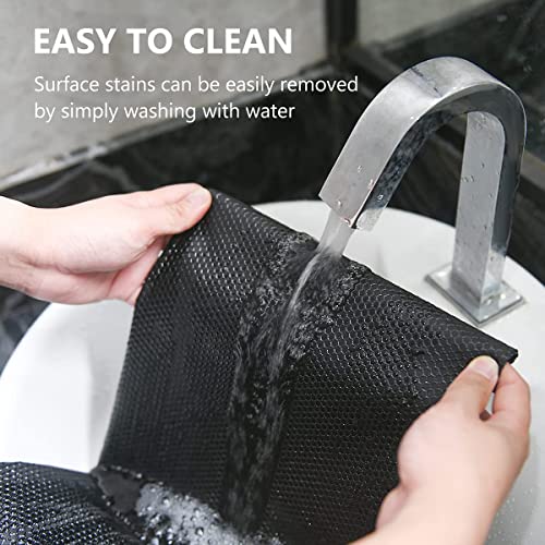 URAQT Universal Anti Rutsch Schmutzmatte, 100x90cm Kofferraumwanne, Zuschneidbar und Nahtlos Wasserdicht ​Antirutschmatte Auto rutschfeste Schutzmatte für Kofferraum Teppich Küche Schublade