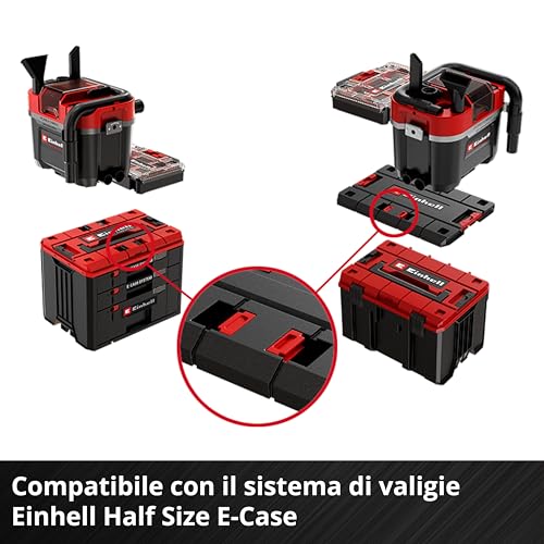 einhell bidone aspira solidi e liquidi multicolore Einhell TC-VC 1812/1 S - Bidone aspirasolidi e liquidi