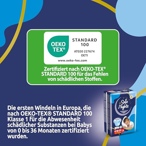 Babylino Safe Nights Boy, Höschen für die Nacht, für Kinder von 4-7 jahren ( 17 - 30 kg), 14 Stück