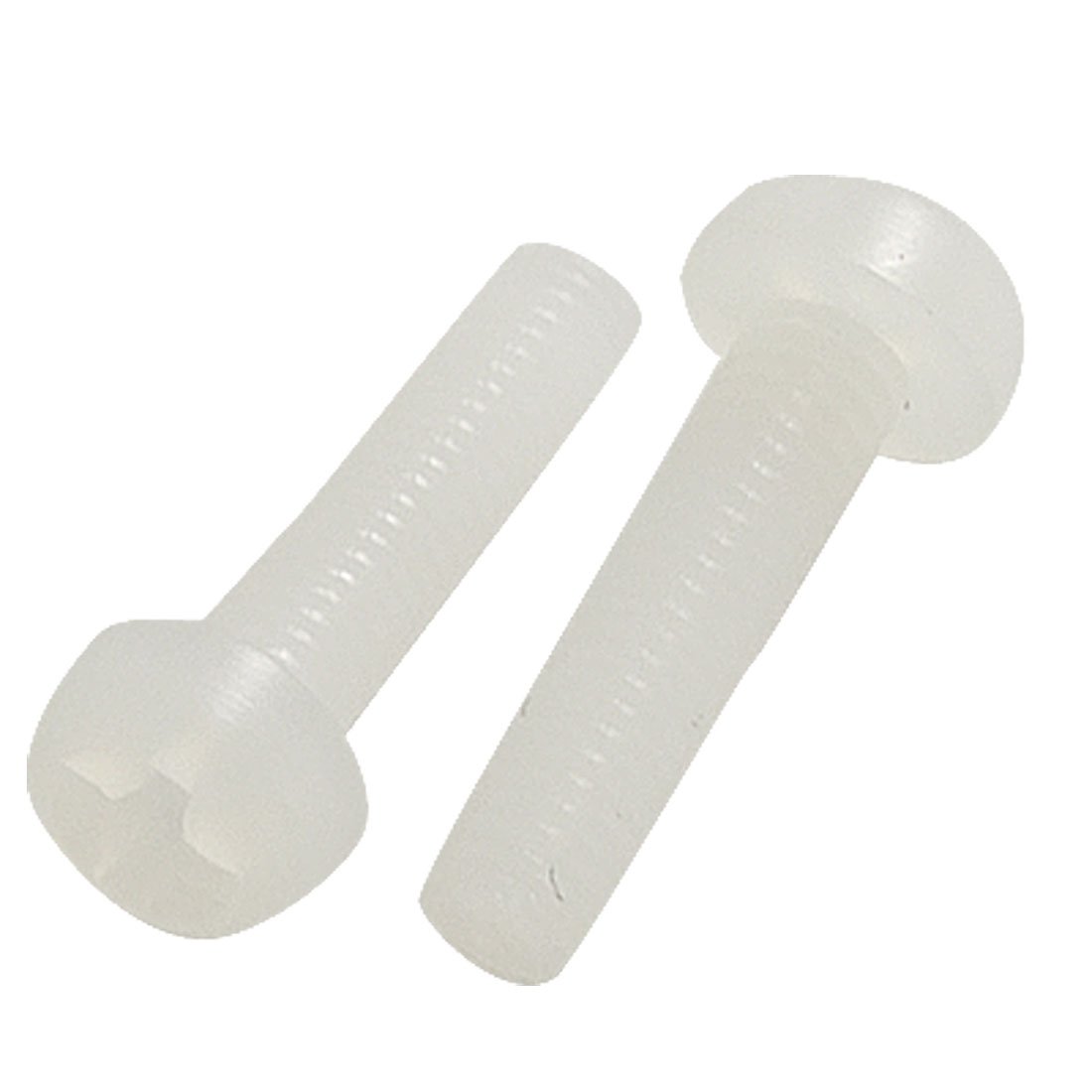 Aexit 100 Pcs Nuts 3mm x 12mm PC Board Plastic Cross Phillips Panel Nuts Cap Screws