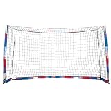 BONLAMEPRO Gradient Color Portable Soccer Goal 8'X5' Foldable Frame New Upgrade Less Storage Space E