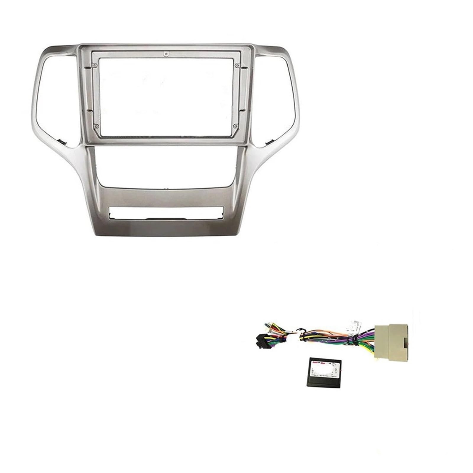 Kit De Panneau Montage pour Autoradio Android 9 Pouces avec Adaptateur Façade Et, Compatible Je-EP Grand Cherokee RST Laredo Auto Radio Cadre Cadre Radio | Frame an canbus