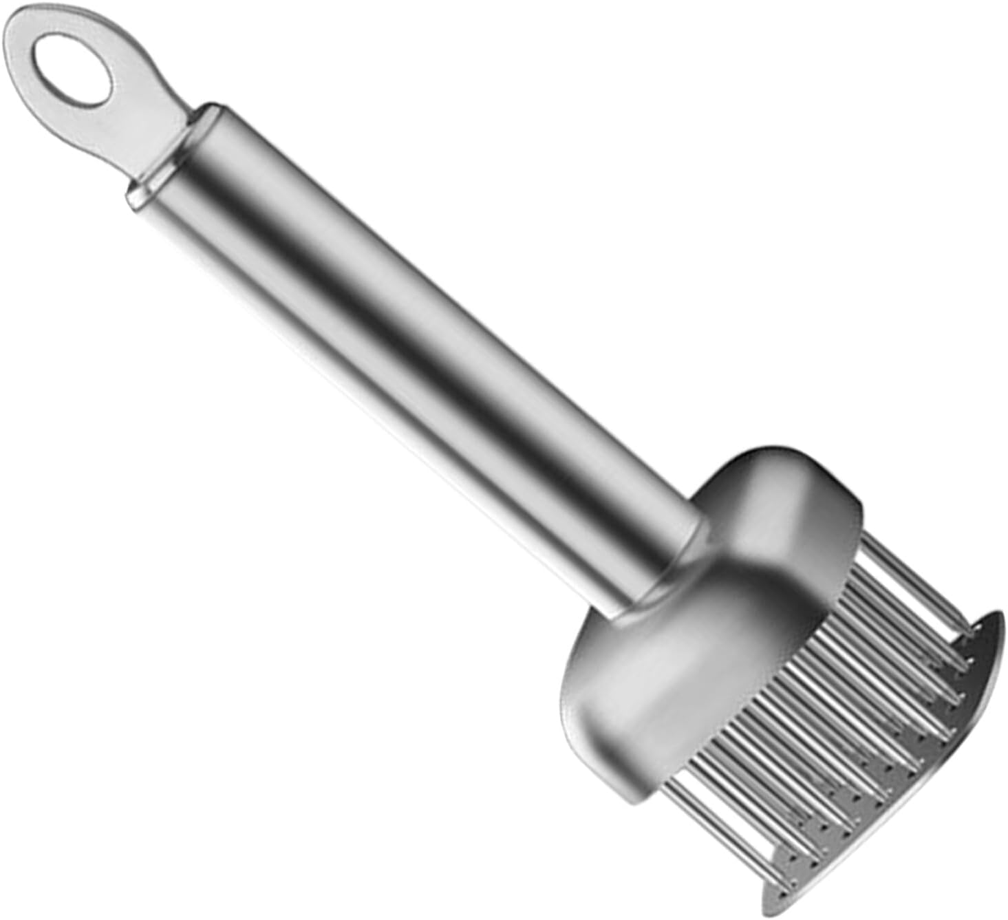 Amosfun Meat Tenderizer Tool Stainless Steel 304 Steak Needle Tenderizing Hammer for Beef Pork Chicken Kitchen Supply Single Piece