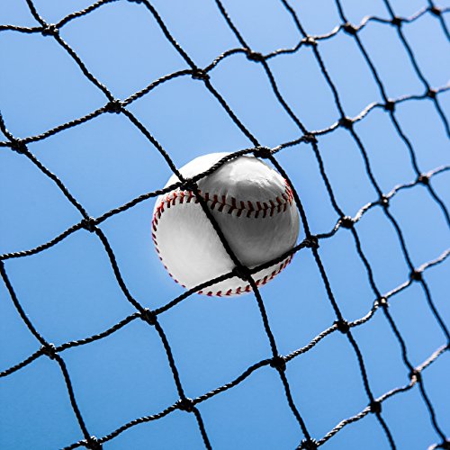 Product Image 5: FORTRESS 42 Poly Twine and 1 3/4-Inch Square Hung Mesh Baseball Batting Cage Net (12′ x 12′ x 35′)