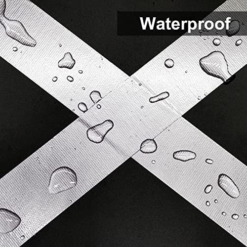 JIALAI HOME 4 Inch Silver Duct Tape, Industrial Grade 4 inches x 55 Yards (164 ft), 9 Mil Heavy-Duty, Waterproof, Strong, Flexible, No Residue, for Crafts & Home Improvement by JIALAI HOME - Image 4