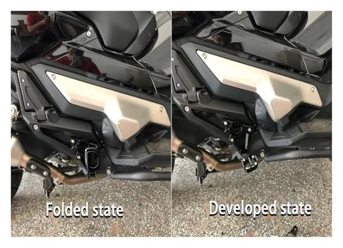 Support Pliant Repose-Pieds X-ADV 750 Aluminium Silver Titanium