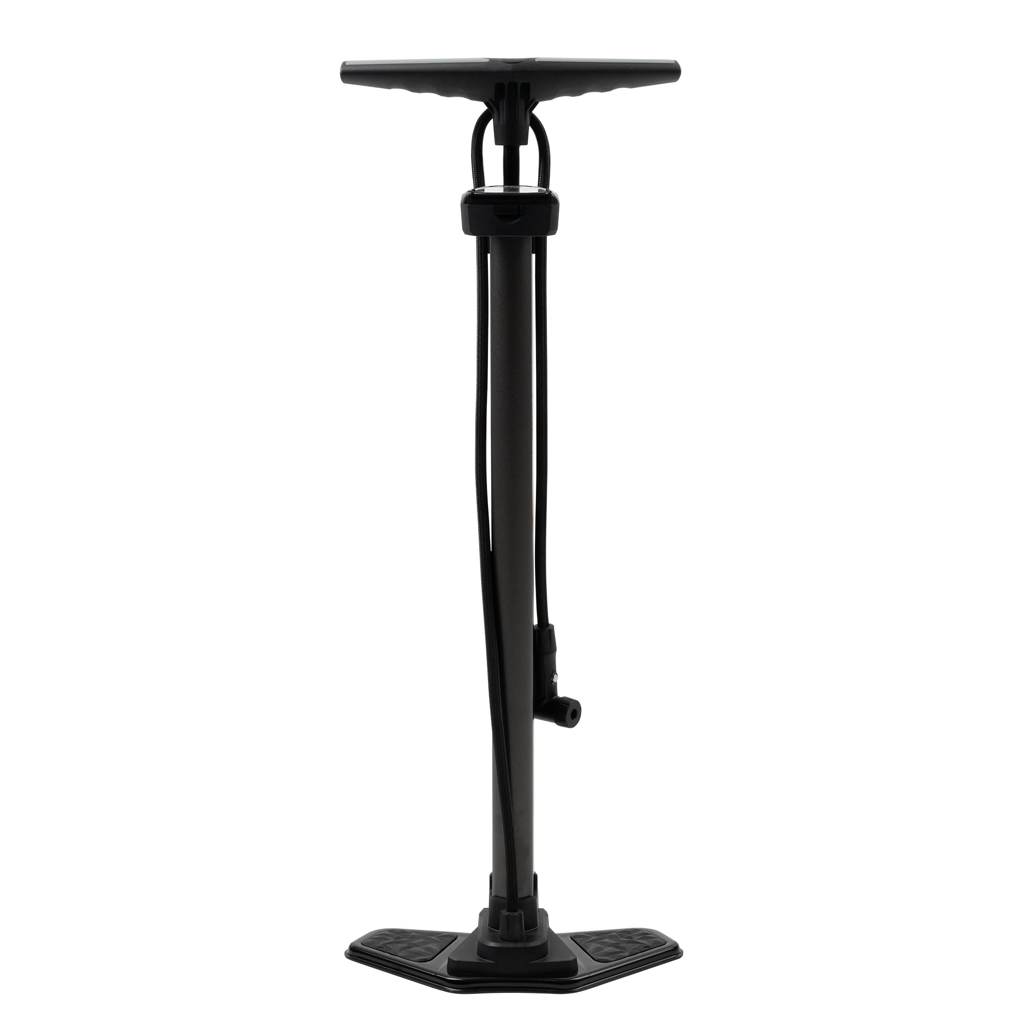 Oxford Airtrack TL Floor Pump With Integrated Air Chamber PU907 | Tubeless Inflation Bicycle Cycle Tyre Inflater, Fits Presta & Schrader Valve