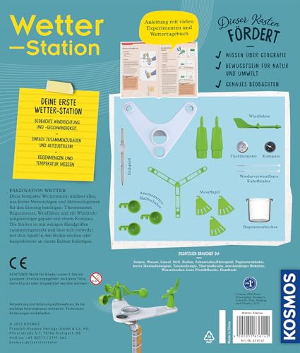Station météo Kosmos cadeau éducatif boîte d'expérimentation climat - 2