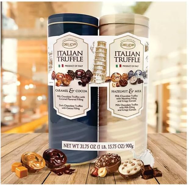 Delicia Fine Italian Chocolate Truffles (2 pk.) Caramel