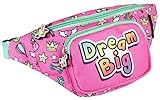 juegos niños 7 años en casa DISEÑO SUPER GENIAL: Esta riñonera tiene un genial diseño del slogan "sueña alto", haciendo del mismo el diseño perfecto para chicas o adolescentes. Las riñoneras también son un regalo grandioso para chicas modernas o adolescentes. Fringoo tiene otros artículos para coleccionar un juego completo. Así que, si estás buscando la riñonera adecuada, el bolso para la escuela para viajar o correr, este es el bolso liviano y pequeño adecuado para usar todos los días.