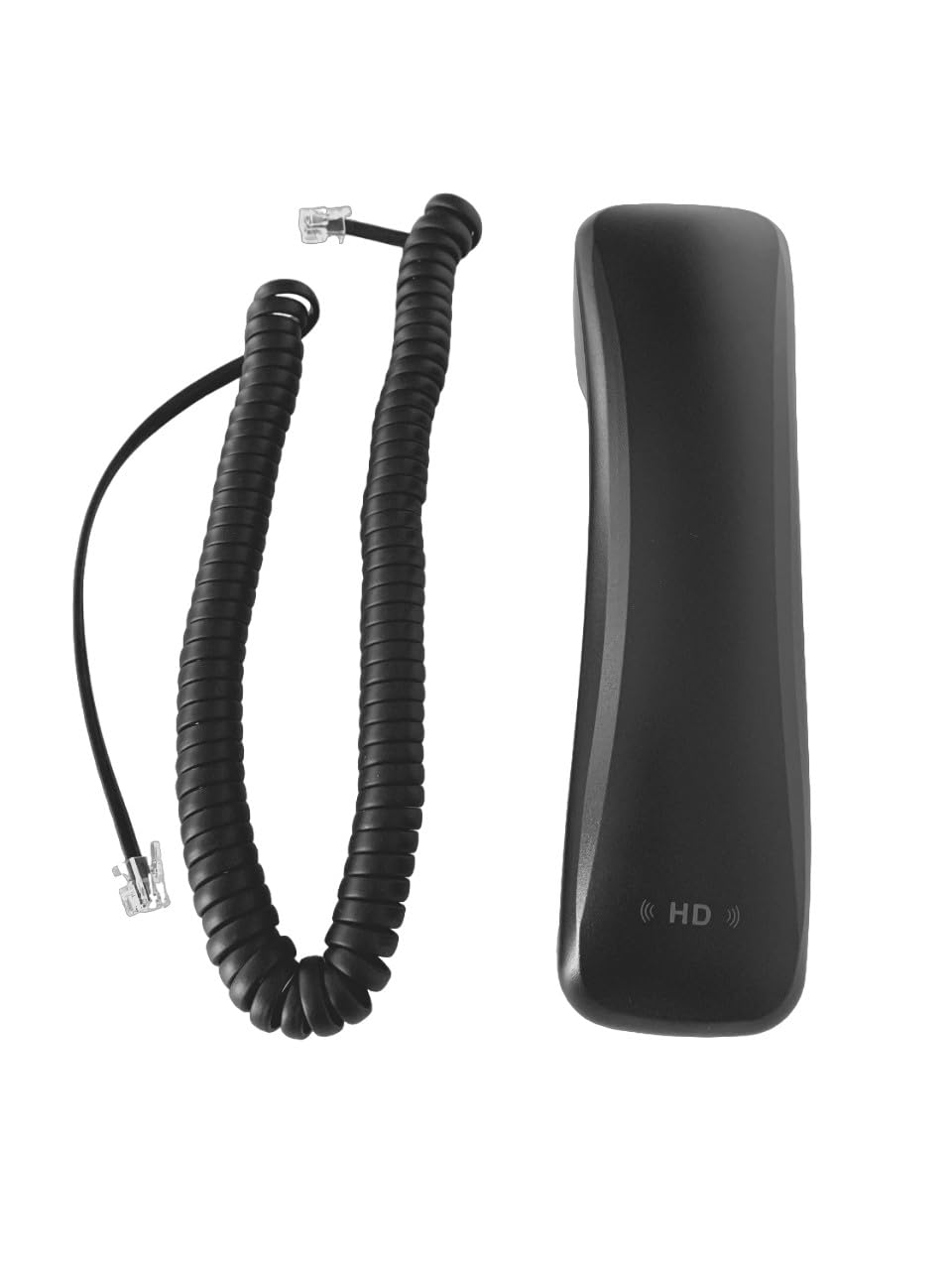 The VoIP Lounge Replacement Handset Receiver with Curly Cord for Grandstream GXP21XX & GXP162X Series IP Phone