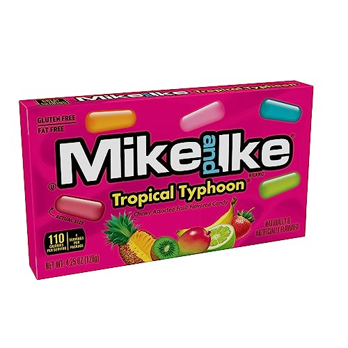 Image of Mike and Ike Candy, Tropical Typhoon, 4.25oz Theater Box, Pack of 12