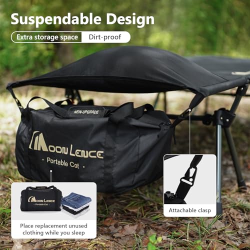 MOON LENCE Height Adjustable Camping Cot