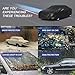 Kaugung Car Cover Custom fit BMW 3 Series E30 (1982-1994), 7 Layers Windproof All Weather Waterproof Outdoor Cover Sun Rain UV Dust Snow Protection. Black