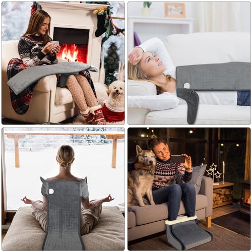 ZOYDP Electric Foot Warmer, 3-in-1 Foot Warmers, Electric Feet Warmer with 4 Timer & 6 Temperature Settings, Heated Foot Warmers, Feet Warmers, Machine Washable, Overheating Protection ZOYDP Electric Foot Warmer, 3-in-1 Foot Warmers, Electric Feet Warmer with 4 Timer & 6 Temperature Settings, Heated Foot Warmers, Feet Warmers, Machine Washable, Overheating Protection