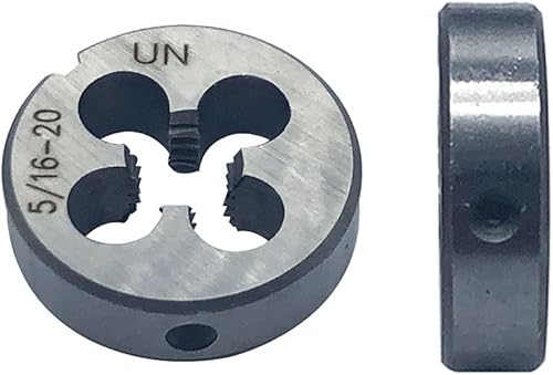 Vista 4 de 5/16"-20 UN HSS Tap and Die Set, Macho de rosca de la máquina y el hilo redondo de la ONU mueren mano derecha 5/8"-18 Tap&die