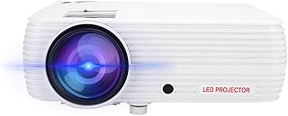 Mini LED Home Theater Projector, 1920 X 1080 Home Theater Portable Projector, Support AV, VGA, USB, Memory, 3D Playback Mode High Definition FHD Multifunctional Projector (US