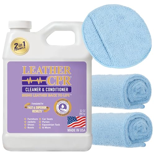 Leather CPR 32oz + Microfiber Applicator + 2 Towels