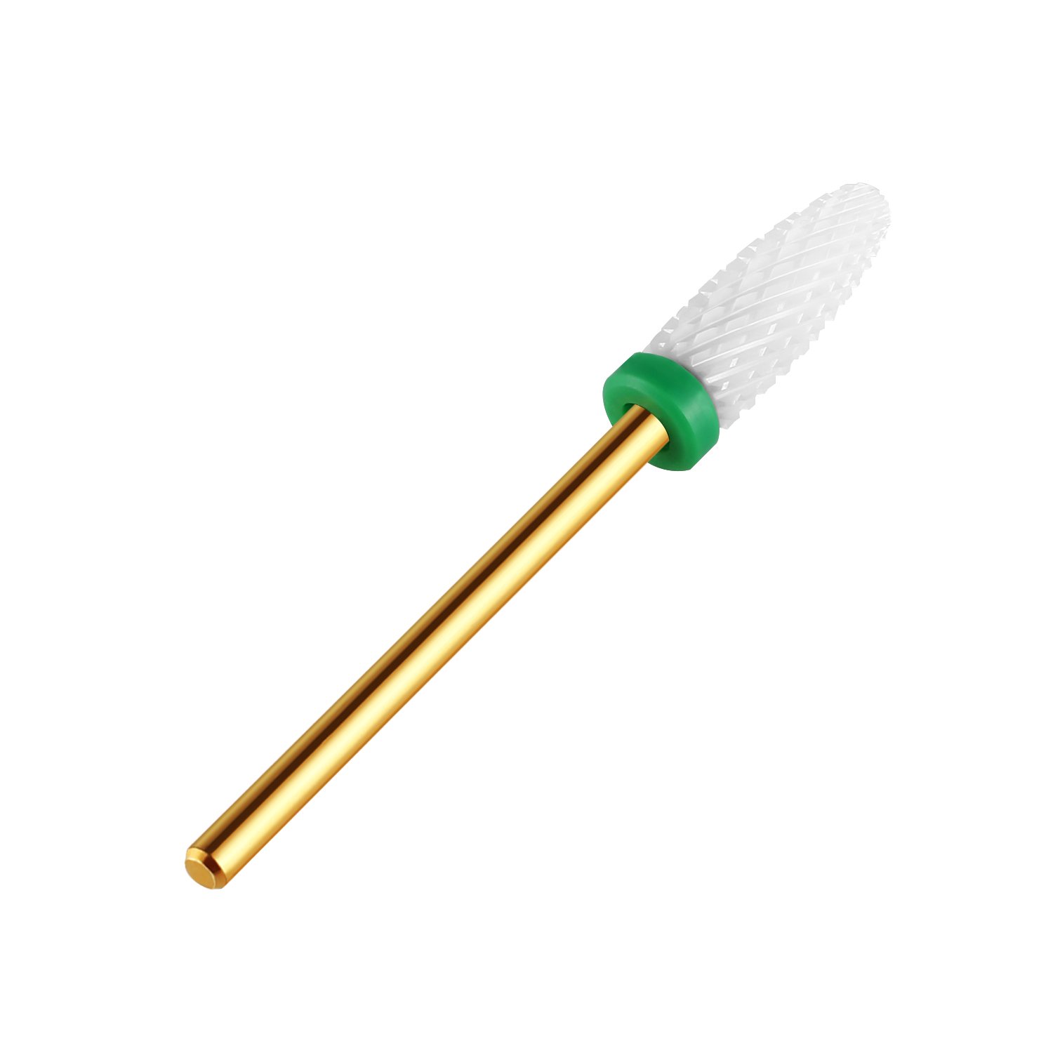 JCMaster® 2x Punte in Ceramica Conica per Fresa Unghie Lunga Durata Taglia Standard Punte Ideale Per Rimuovere lo Smalto, il Gel e cuticole Grana Coarse