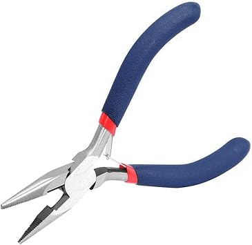 Needle Nose Pliers 5 Inch Jewelry Pliers Jewelery Making Tools Precision Pliers Small Needle Nose Pliers for Jewelry Repair, Wire Bending, Gripping