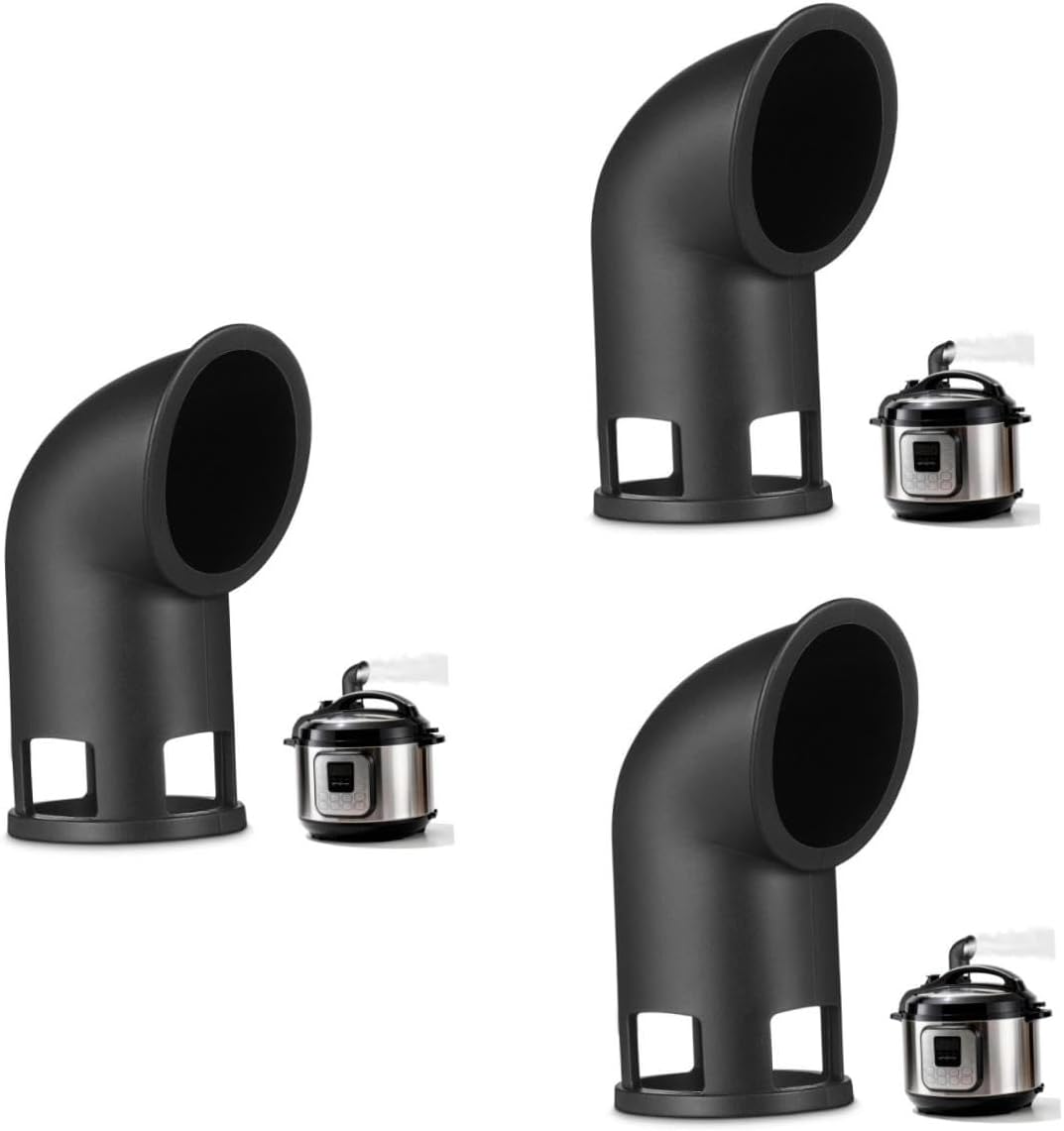 MAGICLULU 3pcs Steam Diverter for Pressure Cookers Easy to Use Kitchen Gadget for Cooking Compatible Models Design