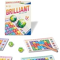 Ravensburger® 23491 - Brilliant - Spiel für Würfelfans ab 8 Jahren - Gesellschaftsspiel geeignet für 1-6 Personen - Würfelspiel
