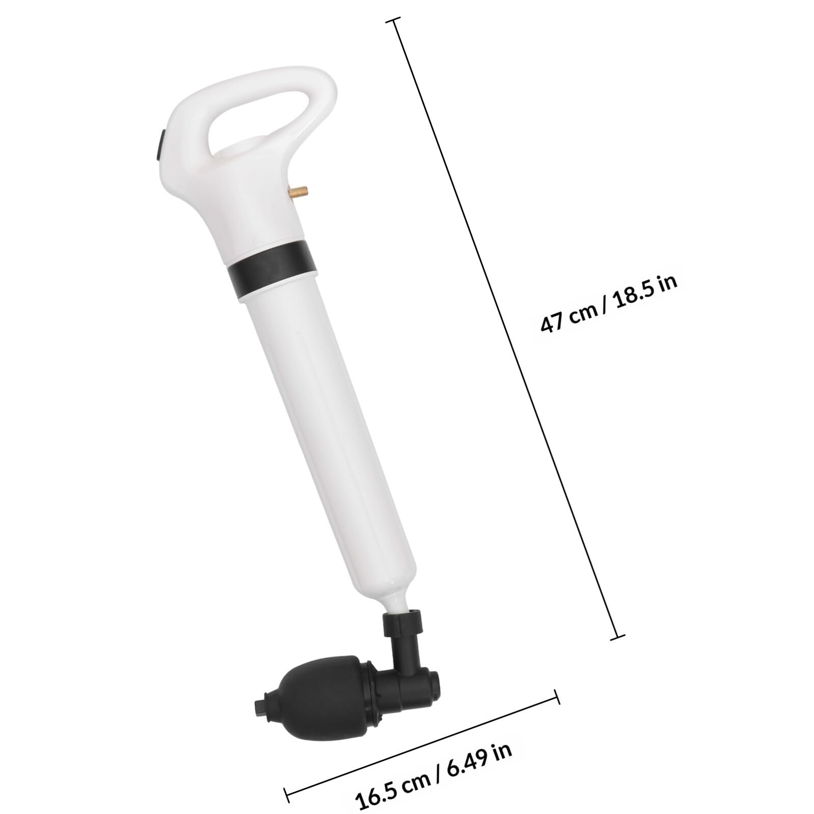 1set Sturalavandini per WC e Scarichi Bagno Attrezzo Sblocco Tubi con Impugnatura Ergonomica Bianco per Cucina Vasca Lavandino e Doccia
