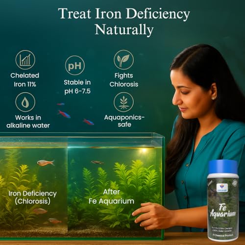 Image of Utkarsh Fe-Aquarium (Fe - 11% DTPA Chelated 100% Water Soluble Aquarium Chemical) (500 gm; Pack of 1)