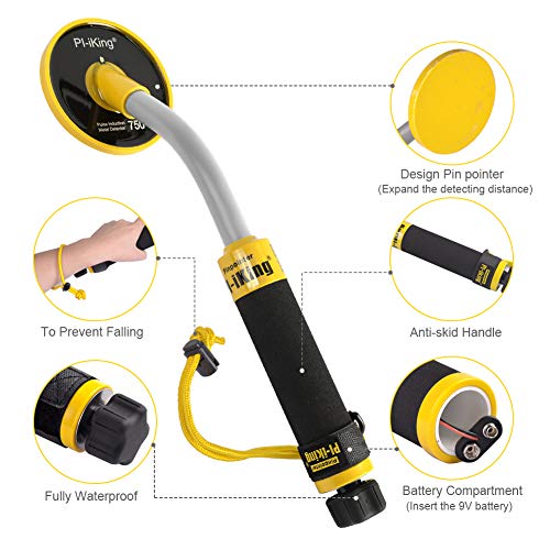 Wedigout Underwater Metal Detector – 100FT Fully Waterproof Handheld Pinpointer for Adults, High Sensitivity Gold Finder for Beach, Diving, Treasure Hunting, Backyard & Shallow Water - Thumbnail 6
