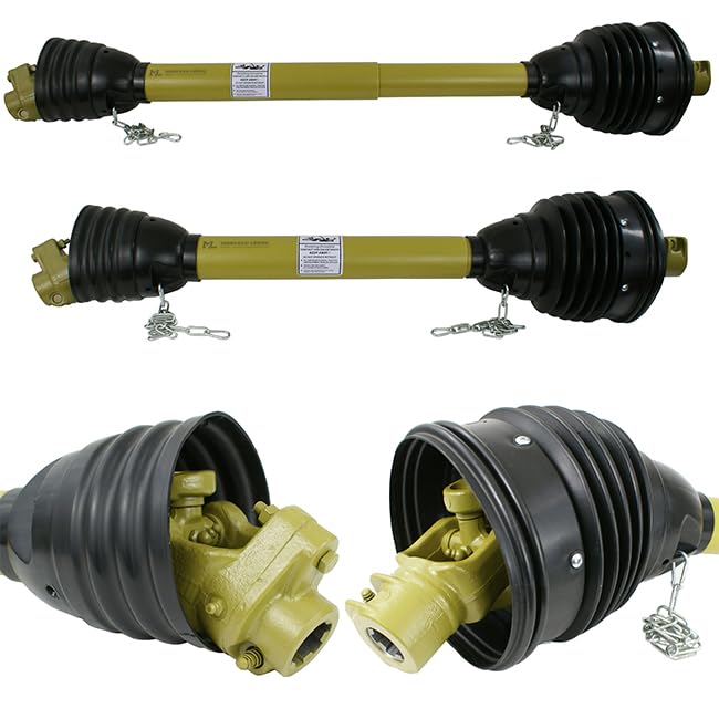 ML Weitwinkel Gelenkwelle 130-175cm Scherbolzen einseitig 80° 780NM 1 3/8´´ 6 Zähne
